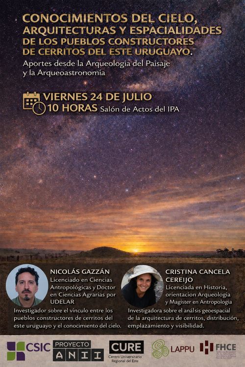 Conocimientos del cielo, arquitecturas y espacialidades de los pueblos constructores de cerritos del Este uruguayo