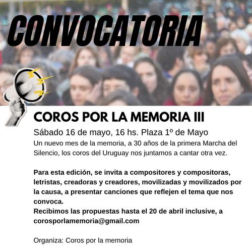 COROS POR LA MEMORIA III