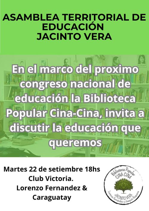 Asamblea Territorial 4.º Congreso Nacional de Educación «Misiones Sociopedagógicas» de Uruguay